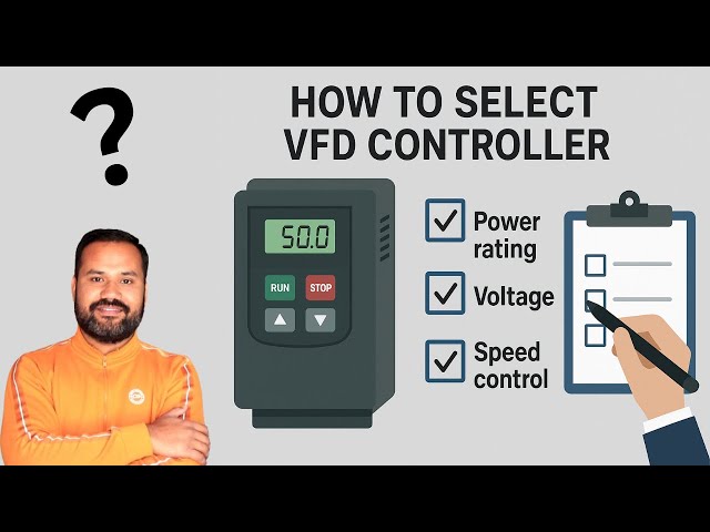 How to Select VFD Controller & Battery Less Inverter…?