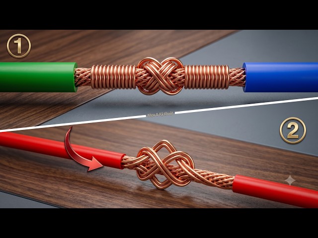 A Brilliant Wire Splicing Technique You Must Know! | Tips 247