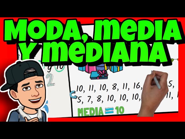 😁 MODA, MEDIA y MEDIANA 😁 SÚPER FÁCIL para NIÑOS