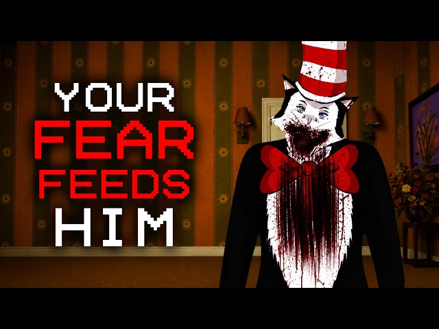 The Cat in the Hat Monster FEEDS on Everyone Who Watches Him | Cat in The Hat Analog Horror