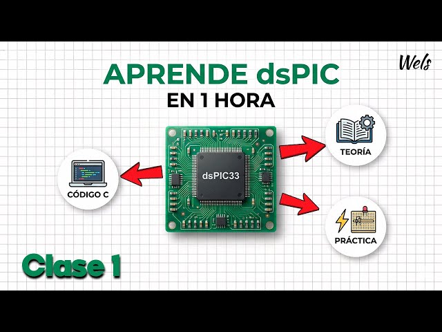 🎓 CURSO COMPLETO dsPIC DESDE CERO - CLASE 1: Introducción y Hola Mundo