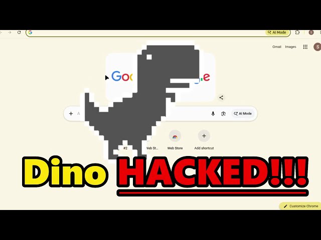 I Hacked the Chrome Dino Game Using JavaScript