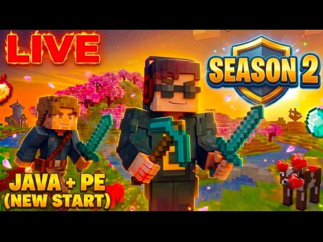 Minecraft Survival SMP Season 2 Live (Java + pe ) Join Now | MREKU |
