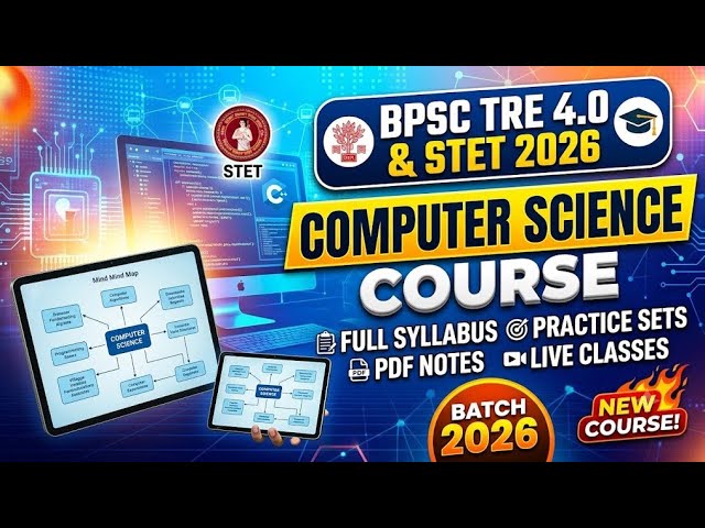 BPSCTRE 4 Computer Science || BSTET Computer Science 