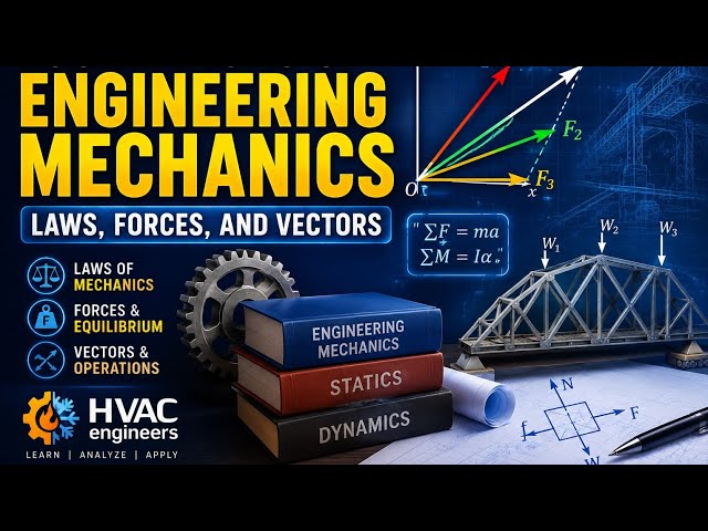 Engineering Mechanics Basics| Laws,Forces & Vectors Explained in Hinglish | Engineering Fundamentals