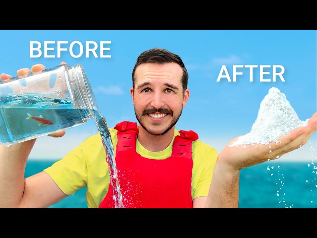 How I Turned Sea Water into Cooking Salt