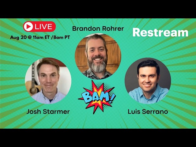TRIPLE BAM!!! With Josh, Luis and special guest Brandon Rohrer