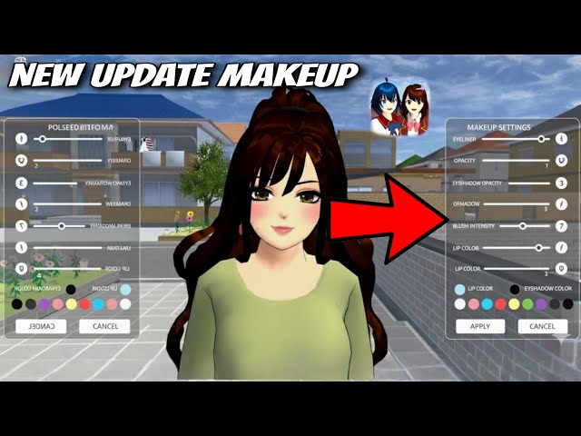 Tutorial New Update Makeup Sakura School Simulator 