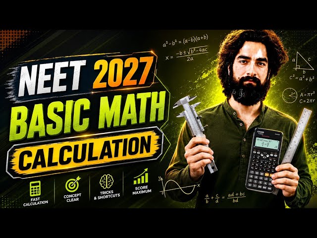 Basic Maths for Physics🔥 | NEET 2027 | Lecture 4