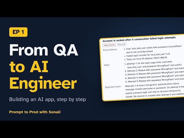 Ep 1: Setting Up My First AI Project | Python + FastAPI | Prompt to Prod