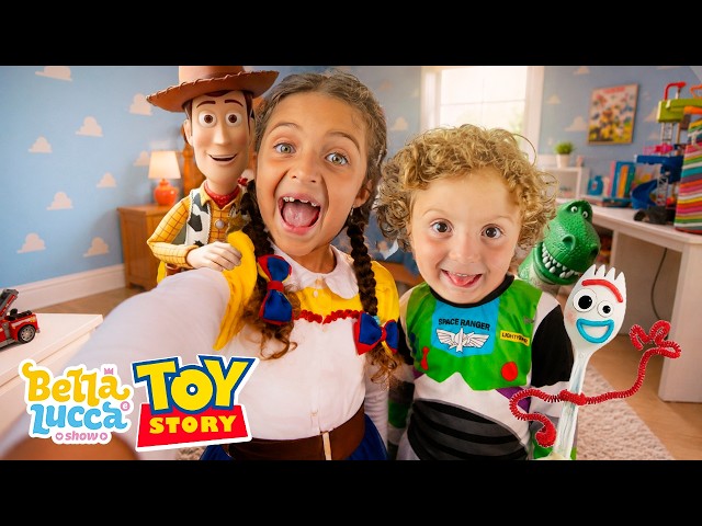 Bella and Lucca Turned Into Toys Just Like in Toy Story - Bella and Lucca Show