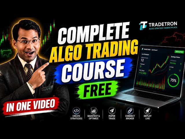 Complete Algo Trading Course (2026) | Learn Tradetron from Beginner to Advanced | FREE