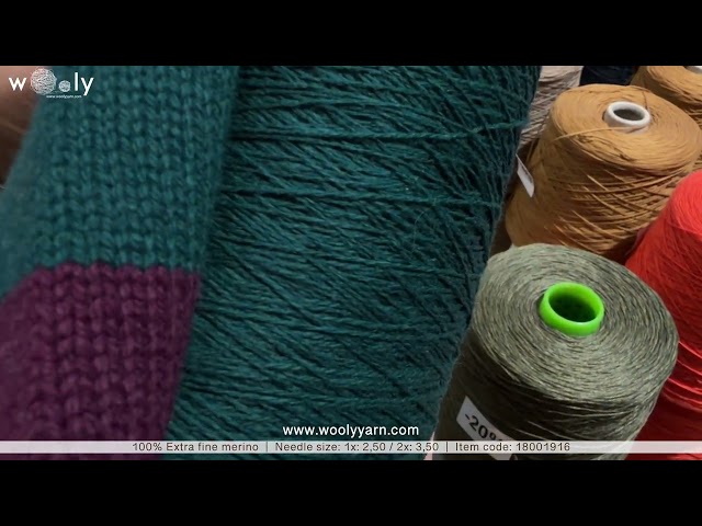 New cashmere/silk, merino yarns