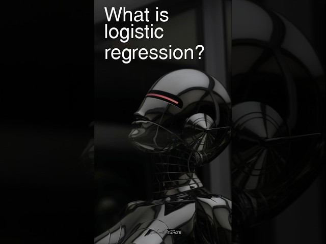 Today’s Question: What is Logistic Regression? #interviewprep  #machinelearning #datascience #ai