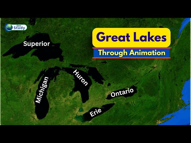Great Lakes ( महान झीलें ) | North America Lakes | World Geography | Geo Study #upsc #geography