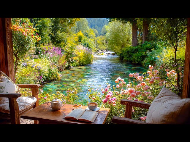 Spring Window of the Streamside🌼🍃✨ Stream Sounds & Birds in the Forest for Inner Peace