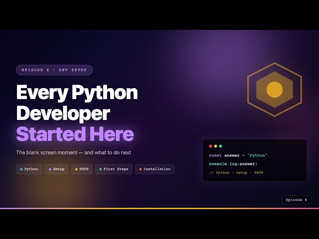 Python Environment Setup Masterclass 🚀 Python Universe #05