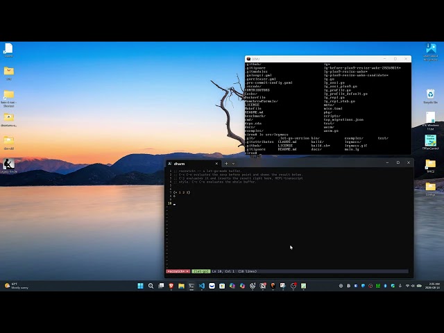 legmacs : Emacs-like editor running on plan9 and displaying in Windows Terminal