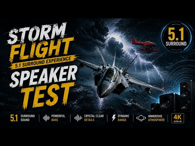 Storm Flight 5.1 Surround Experience | Speaker Movement & Audio Demo