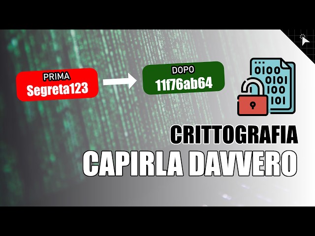 CRITTOGRAFIA: la guida completa, dagli algoritmi a dove non protegge