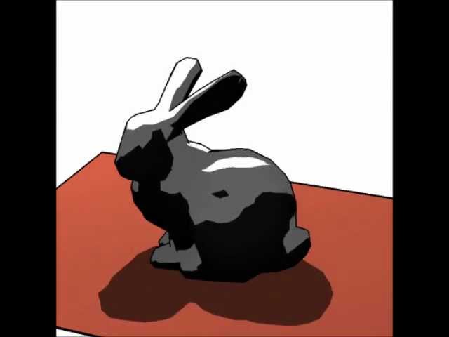 Graphics Project - Cel Shading of Stanford Bunny with Shadow Polygons
