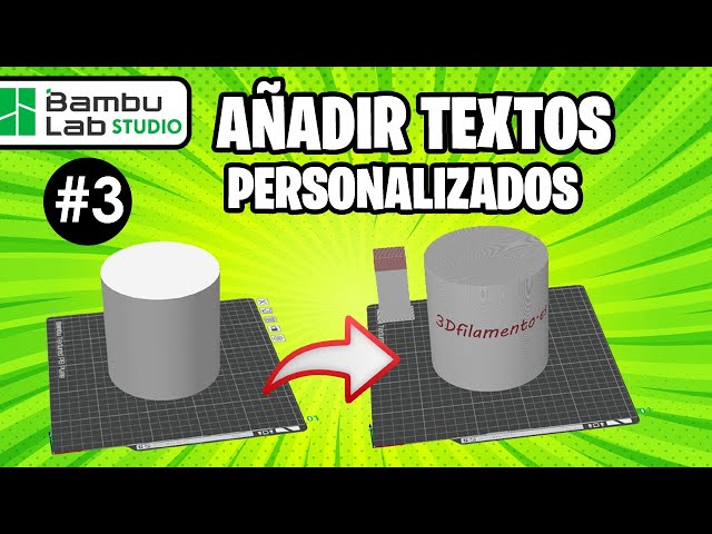 🔠 Add text and engravings in STL files. Bambu Lab Bambu Studio Tutorial #3