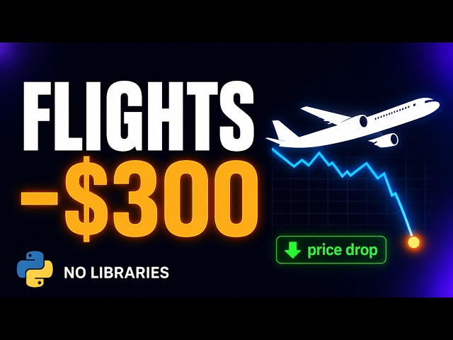 Flights $300 Cheaper: I Built My Own Flight Search in Python (no libraries)