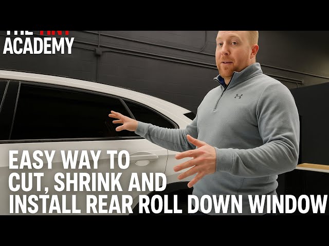 Easiest Way to Cut, Shrink & Install Rear Roll Down Window Tint (Step-By-Step Tutorial)