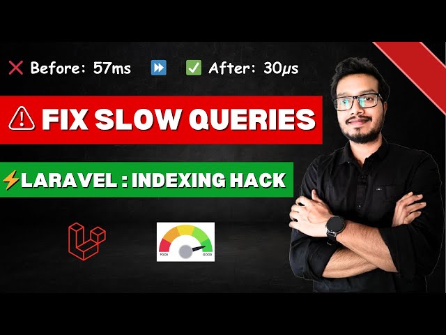 Laravel Performance Hack: Master Indexing with a Hands-On Demo