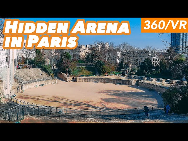 This is the Hidden Ancient Roman Arena in Paris (360/VR Tour)