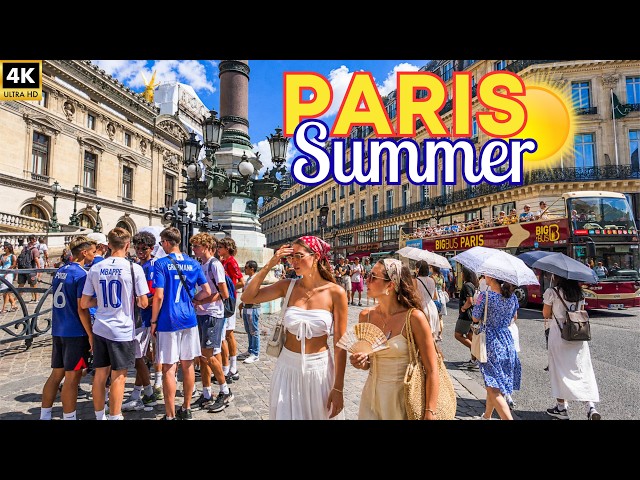 The Most Beautiful  Paris Summer Walk 2026 ☀️ - A Perfect Walk Through Iconic Paris 4K