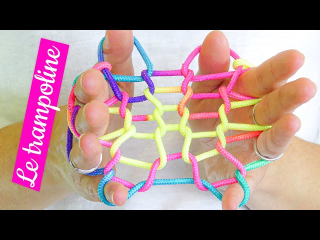 trampoline - string figure - French tutorial