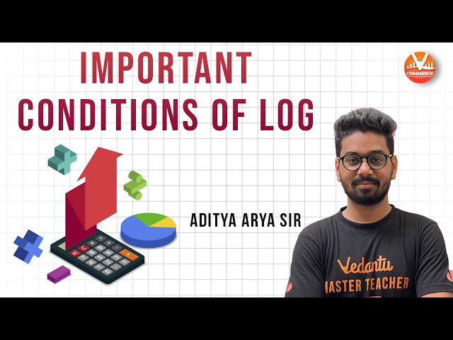 #shorts Rules of Logarithms | Important Conditions of Log | Vedantu Commerce | Class 11&12 Maths