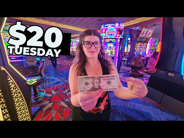 Ruby Beats the Casino Using the $20 Slot Method!