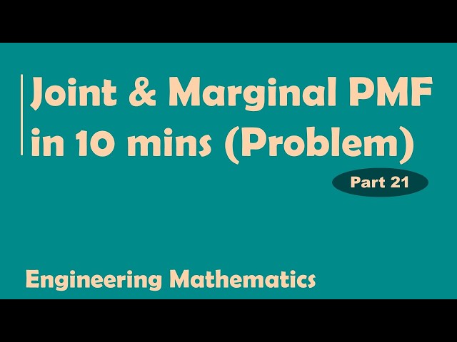 Solve Joint PMF & Marginal PMF Problem in 10 Mins | Step by Step Explanation| KTU S3 & S4| Malayalam