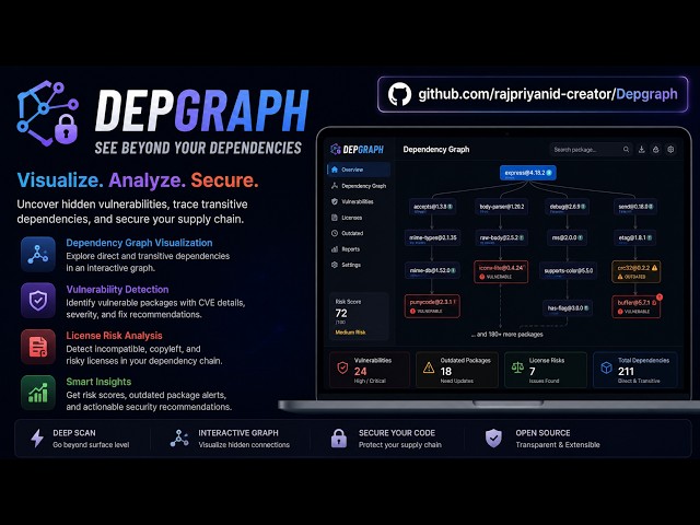 DepGraph — Dependency Intelligence Platform