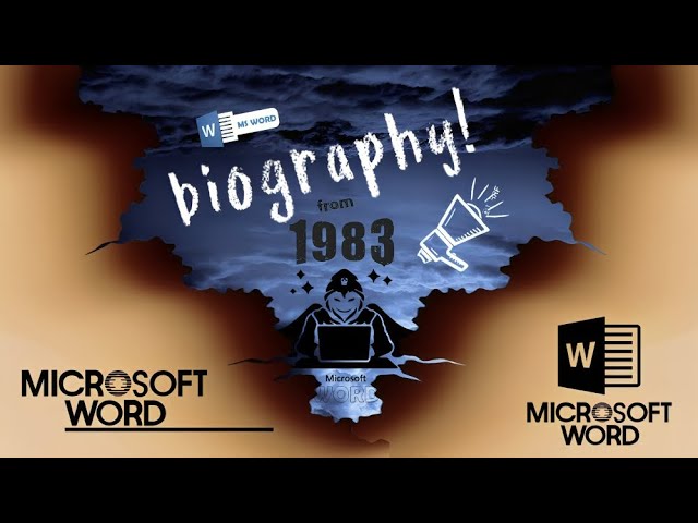MS Word Biography In Hindi | MS Word Kya Hai Aur Kaise Bana | MS Word Full History | Part-1