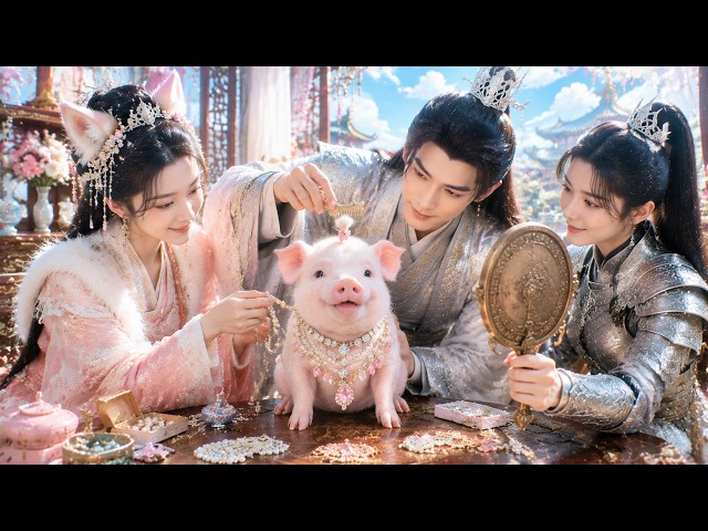 She's a 10,000-year-old piglet! Mom's a fox princess, Dad's a dragon chief! Human, she's stunning!~