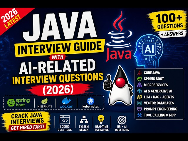 🚀 Java Interview Guide with AI-Related Interview Questions (2026)