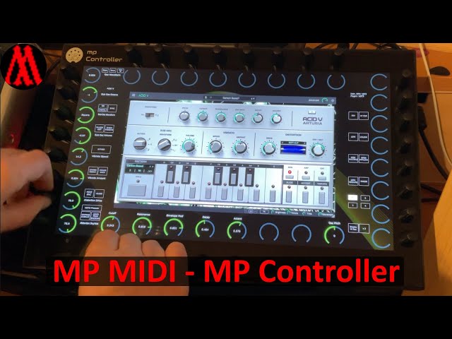 MP MIDI: MP Controller - Touch display and MIDI controller combination - Does that work? Let's test!