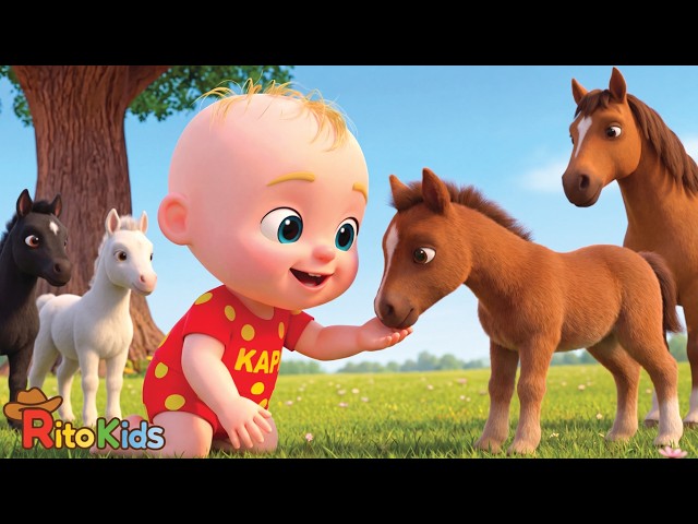 Mi Caballito Nick! 🐴✨ Corre Corre en la Granja | Canciones Educativas para Niños 🐓🐑