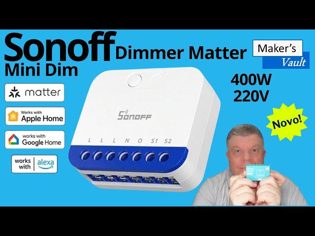 Sonoff Mini Dim | Dimmer Zigbee | 220V 400W | Review Completo