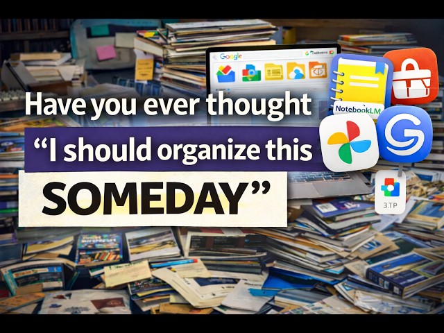 How I Finally Organized Years of Photos, Files, and “Someday” Piles