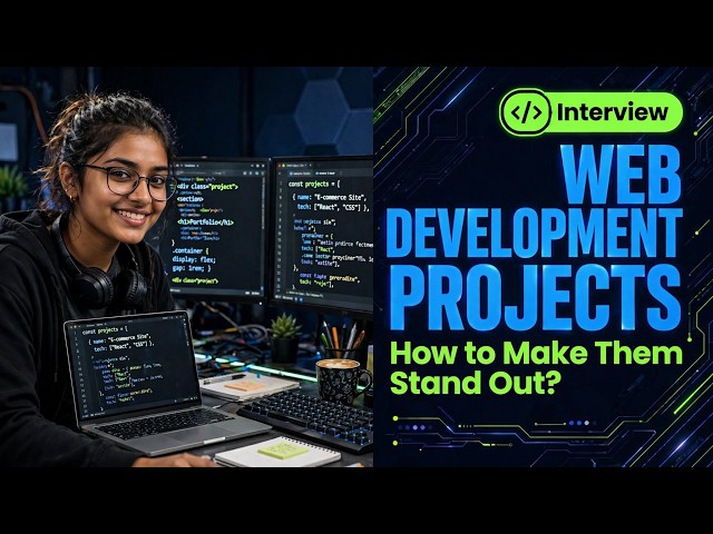 How can u make ur Web development projects interview