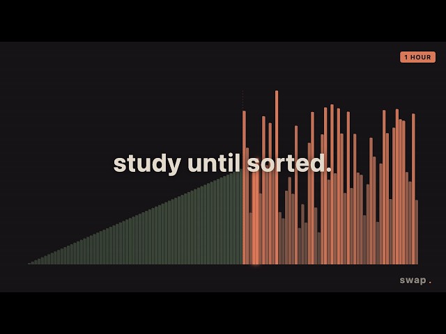 study until the array is sorted.