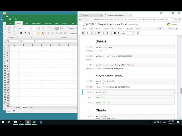 Part 1: Sheets with Range shortcut (sheet[...])