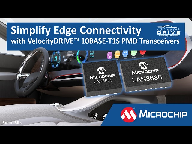 Simplify Edge Connectivity with VelocityDRIVETM 10BASE-T1S PMD Transceivers