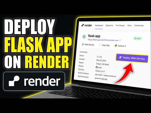 How to download and deploy a Python Flask app to Render - Complete Guide