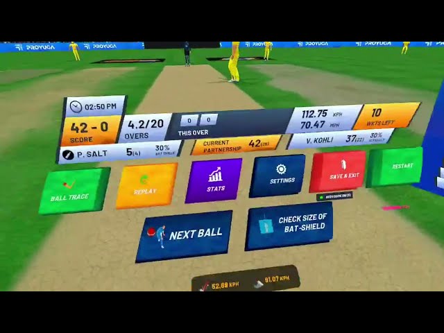CSK vs RCB powerplay | 2025 | Salt and Kohli | VR Gameplay