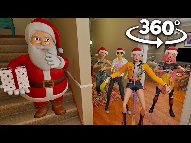 360° VR K_Pop Demon Hunters Christmas Surprise from Santa! VR 4K